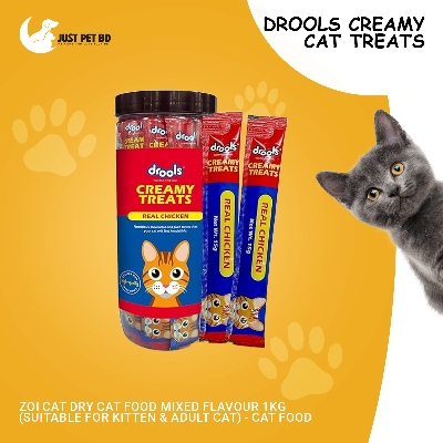 Picture of Drools Creamy cat Treats, Real Chicken, 15 gm (1 Pices)