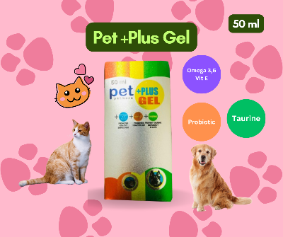 Picture of Pet Plus Gel Multivitamin For Cat Dog Rabbit 50 ml
