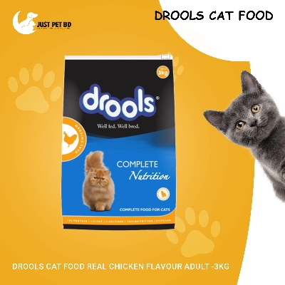 Picture of Drools Cat Food Real Chicken  flavour Adult -3kg