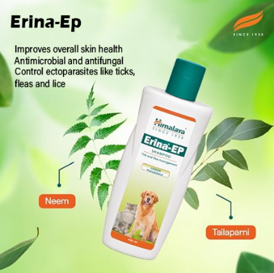 Picture of Tick and Flea Control Erina-EP  Shampoo for cat and dog 200ml