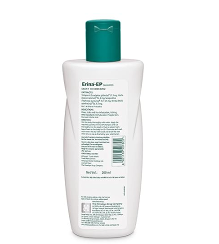 Picture of Tick and Flea Control Erina-EP  Shampoo for cat and dog 200ml