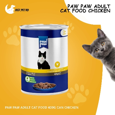 Picture of Paw Paw Adult Cat Food 400g Can Chicken