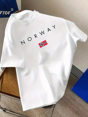 Picture of Drop Shoulder Print T-Shirt – Norway