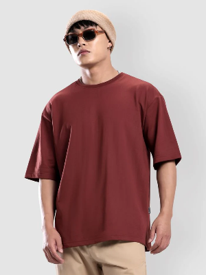 Picture of Oversized Plain T-Shirt – Maroon