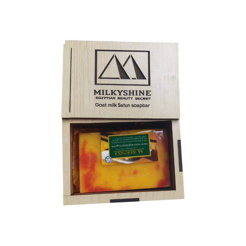 Picture of Milkyshine Beauty Secret Saffron Goat Milk Soap Bar