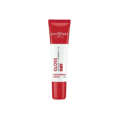 Picture of DOT & KEY Gloss Boss Vitamin C+E Tinted Lip Balm with SPF 30 12g - Strawberry Crush