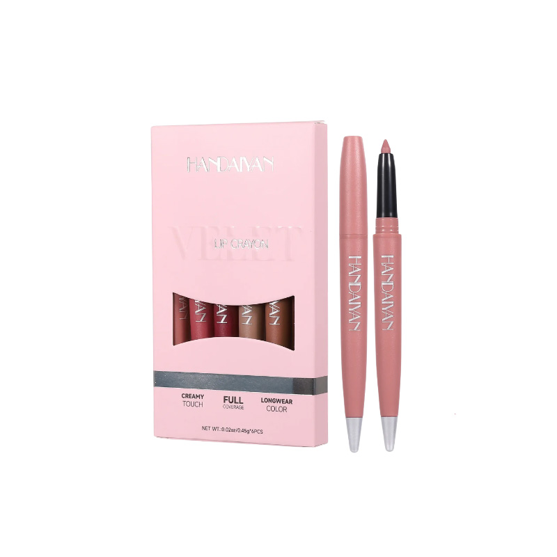 Picture of Handaiyan Velvet Lip Crayon Set – Creamy Touch, Full Coverage, Longwear Color (6PCS)