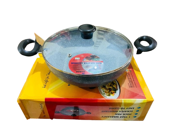 Picture of Kiam Classic Non-Stick Karai With Glass Lid - 22cm
