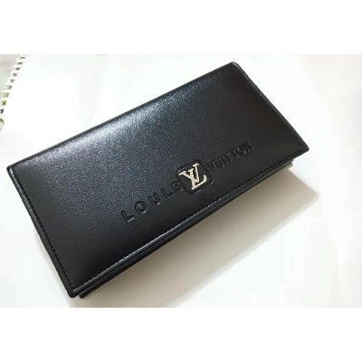 Picture of Men's Trendy Stylish PU Leather Long Clutch Wallet Business Cards Holder Purse Male Fashion Pocket Wallet Coin Bag Purse