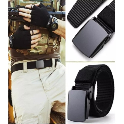 Picture of Canvas Hot Tactical Casual Belts Men's Fashion Wild Korean Thicken Long Cloth Belts Male Knitted Waistband Ceintures Polyester