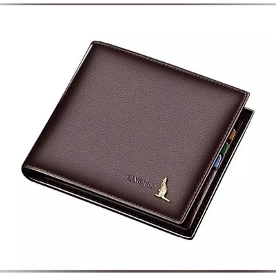 Picture of Chocolate Colour Man Wallet Money Bag - Wallet
