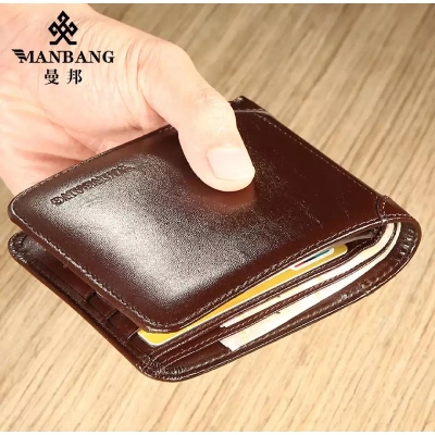 Picture of Brown Color Artificial Leather Wallet For Men & Women - Wallet