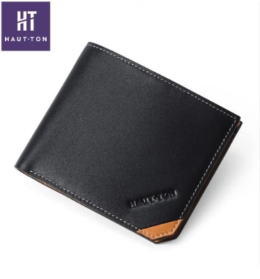 Picture of New Man Wallet Leather with Coin Pocket Mens Money Bag Card Holder Man's Purse Small High Quality PU Leather Wallet for Men - Wallet For Men - Money Bag For Men - মানি ব্যাগ