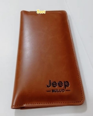 Picture of PU Leather Highly styles long wallet for men - with Mobile and cards pocket, premium quality Easy To Carry And No Zipper