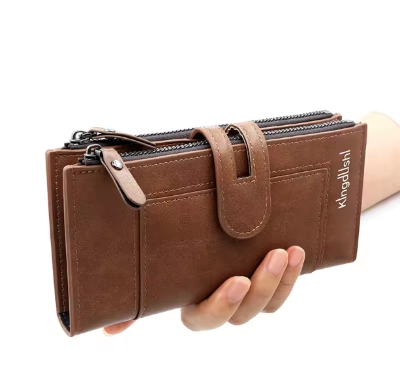 Picture of New Fahionable New Women' Long Wallet, European and American Fahion Phone Bag, PU Leather Multi Card Carrying Bag