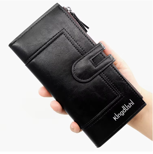 Picture of New Fahionable New Women' Long Wallet, European and American Fahion Phone Bag, PU Leather Multi Card Carrying Bag