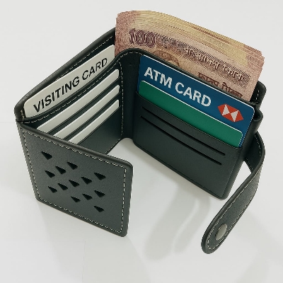 Picture of Double Sided Premium Looking Ultra Slim Wallet for Men