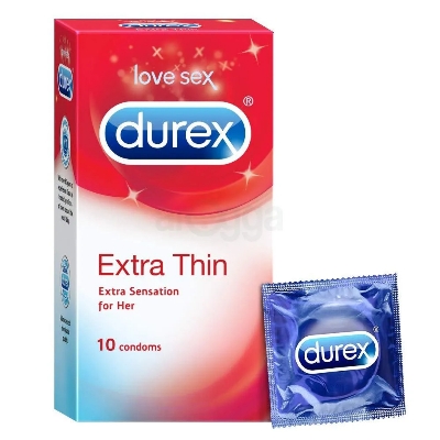 Picture of Durex Extra Thin Condom For Men - 10Pcs Pack(India)