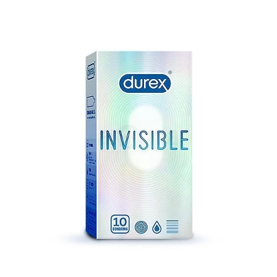 Picture of Durex Invisible Super Ultra Thin Condom - 10Pcs Pack(Thailand)