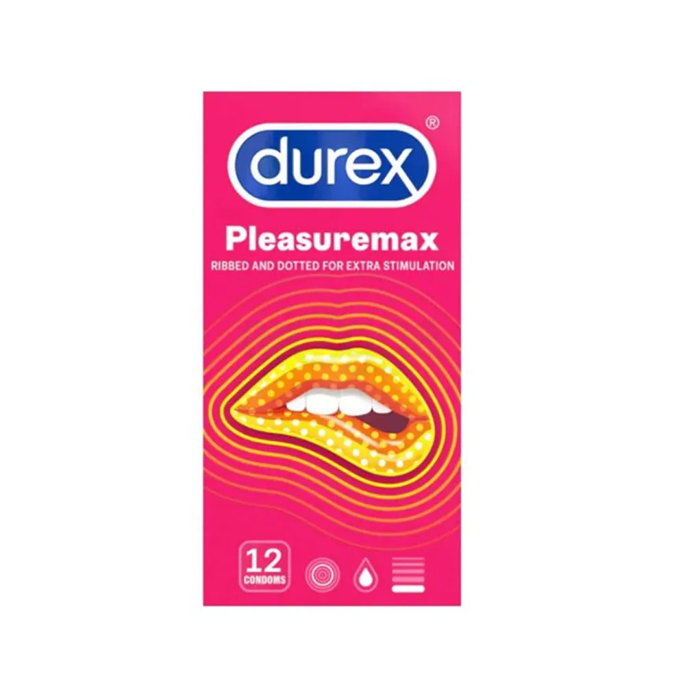 Picture of Durex Pleasuremax Ribbed & Dotted Extra Stimulation Condom - 12pcs Pack