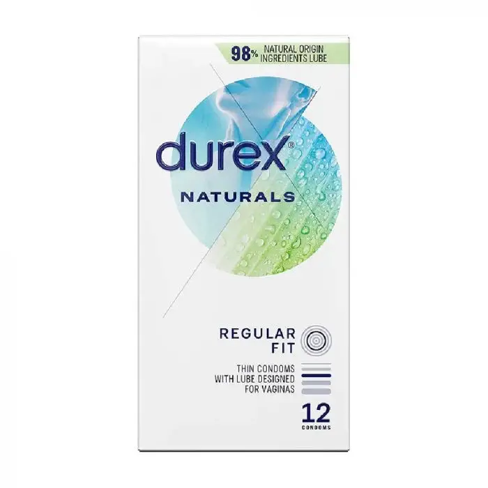 Picture of Durex Naturals Regular Fit Condom -12Pcs Pack(UK)