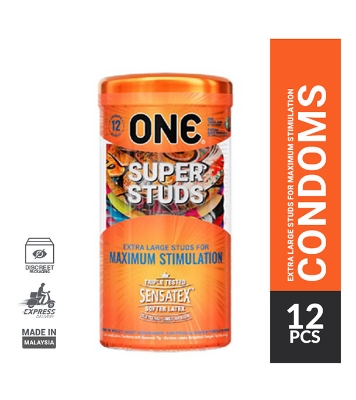 Picture of ONE Super Studs Extra Large Studs for Maximum Stimulation Condom - 12Pcs Jar(Malaysia)