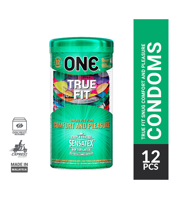 Picture of One TRUE FIT Snug Fit for Comfort and Pleasure 49mm Condom - 12pcs Jar(Malaysia)