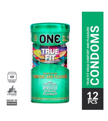 Picture of One TRUE FIT Snug Fit for Comfort and Pleasure 49mm Condom - 12pcs Jar(Malaysia)