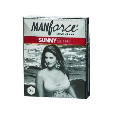 Picture of Manforce Sunny Edition Ribbed & Dotted Condom - 3Pcs Pack(India)