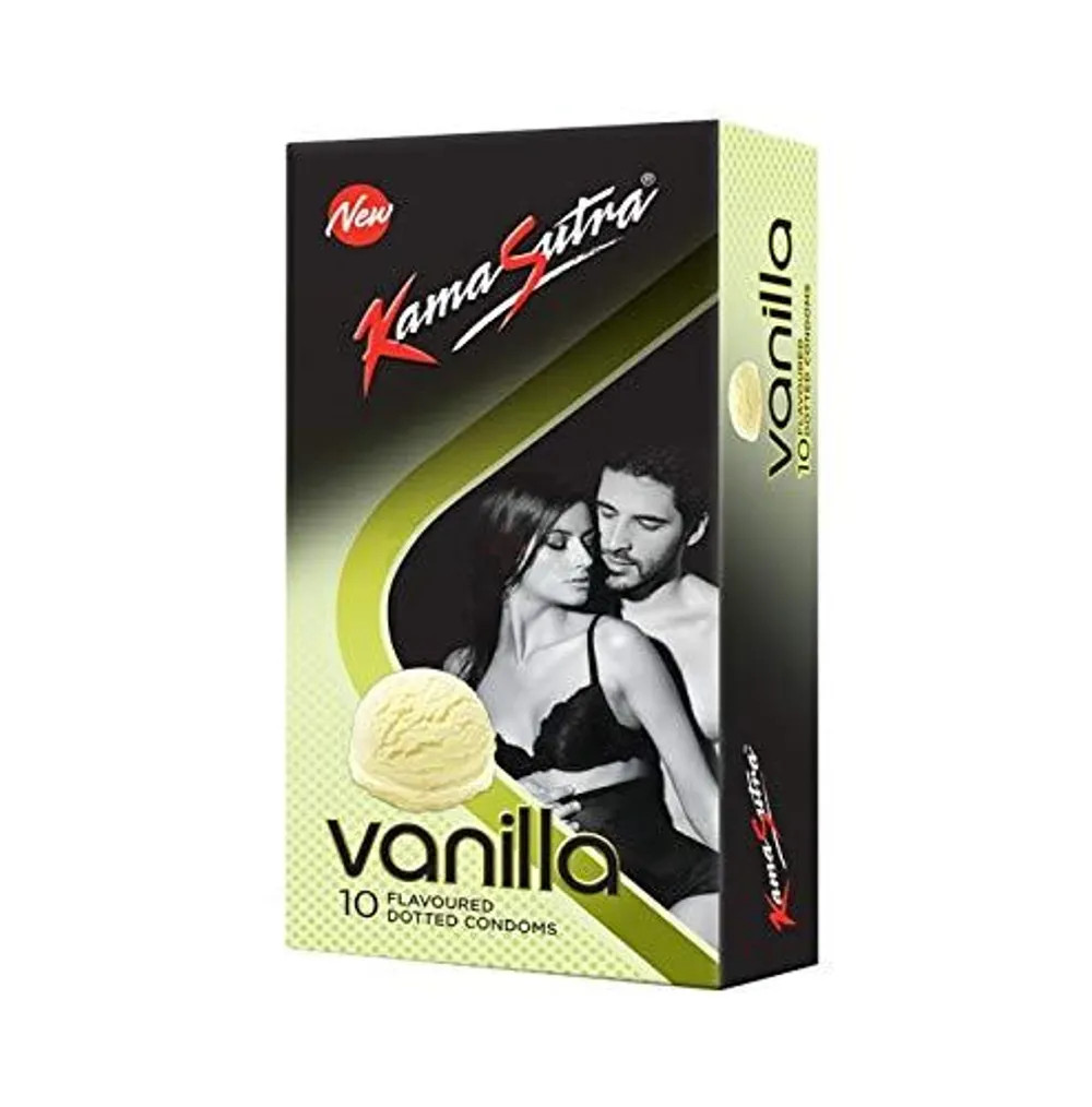 Picture of Kamasutra Vanilla Flavored Dotted Condom - 10Pcs Pack(India)