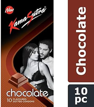 Picture of Kamasutra Chocolate Flavor Dotted Condom - 10Pcs Pack(India)