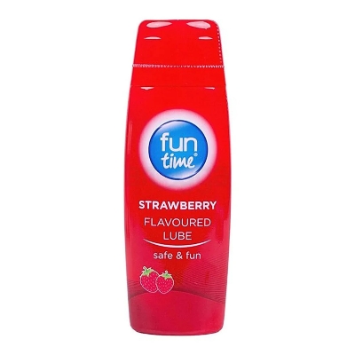 Picture of Funtime Strawberry Flavoured Water Based Lube Squeeze Bottle 75ml