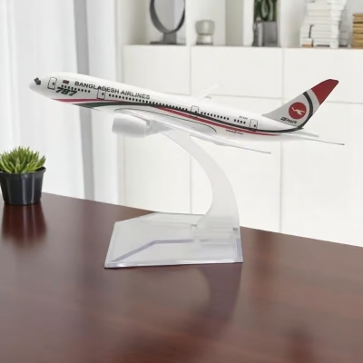 Picture of Bangladesh Airlines Boeing 787 Metal Aircraft Showpiece 16cm