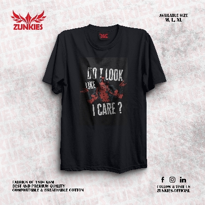 Picture of Zunkies Deadpool Oversized Drop Shoulder Black T-shirt