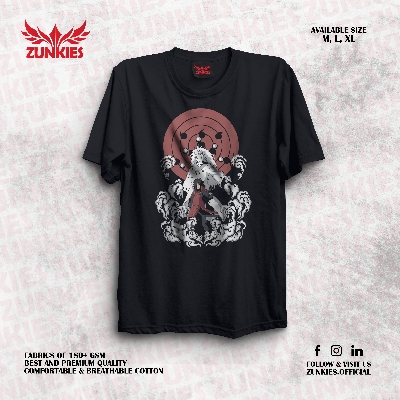 Picture of Zunkies Naruto: Shippuden Oversized Drop Shoulder Black T-shirt