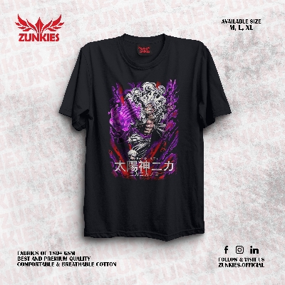 Picture of Zunkies One Piece Oversized Drop Shoulder Black T-shirt