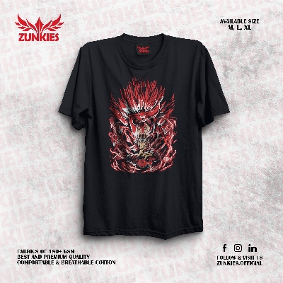 Picture of Zunkies Naruto: Shippuden Oversized Drop Shoulder Black T-shirt