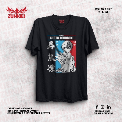 Picture of Zunkies My Hero Academia Oversized Drop Shoulder Black T-shirt