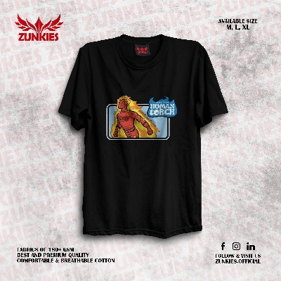 Picture of Zunkies Fantastic Four Oversized Drop Shoulder Black T-shirt