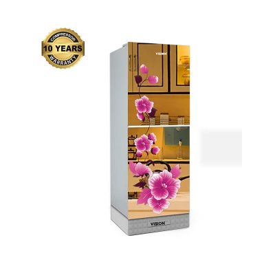 Picture of VISION Glass Door Top Mount Refrigerator RE-262 Litre Mirror Iris 