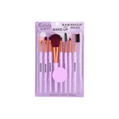 Picture of Makeup Brush Kit - 9 Pieces - with puff