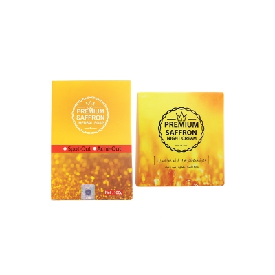 Picture of Saffron Cream & Hand Saffron soap combo Pack 2 in 1