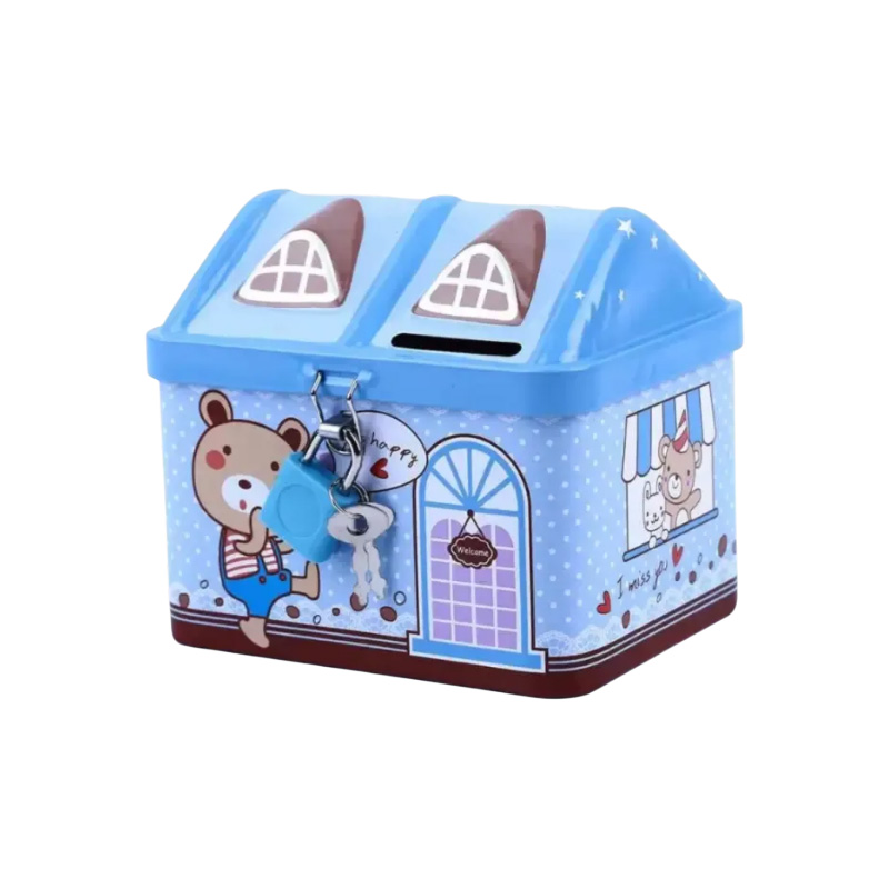 Picture of Metal House Bank for money savings