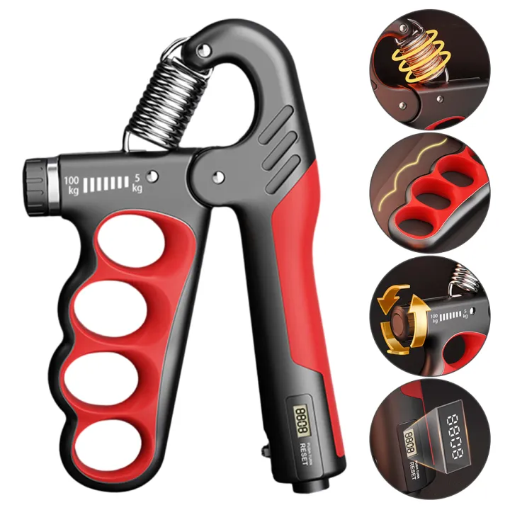 Picture of Adjustable Hand Grip Strengthener Hand Grip Trainer With Counter Wrist Forearm And Hand Exerciser For Muscle Building