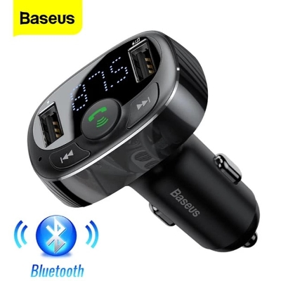 Picture of BASEUS S-09A T Typed USB Bluetooth MP3 Car Charger