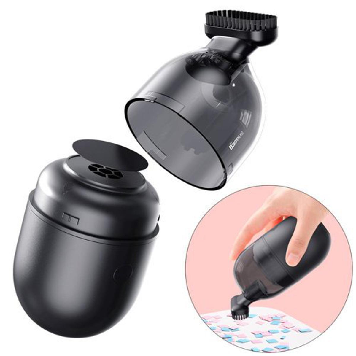 Picture of BASEUS C2 desktop capsule vacuum cleaner - black