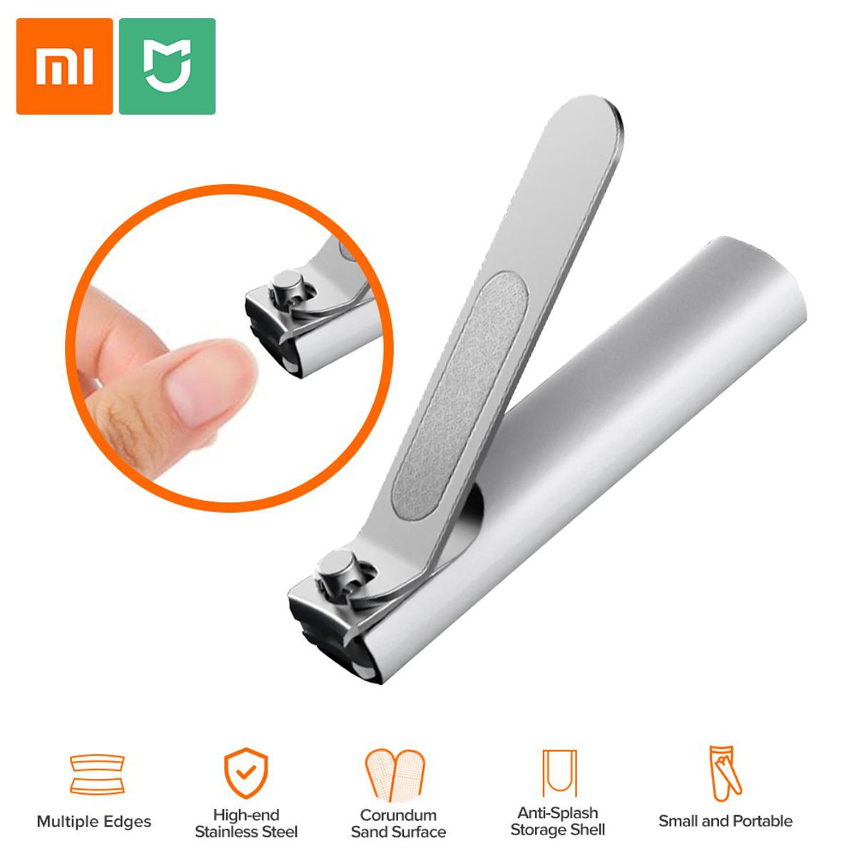 Picture of Xiaomi Mijia Finger Nail Clipper Anti-splash Defence Spatter Nail K nife Toenail Clip pers Cutter Sharp and Durable Nail Cutter 420 Stainless Steel For Beauty Hand Foot Nail for Thick Nails Tough Nails