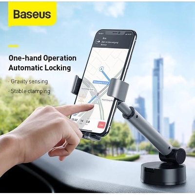 Picture of Baseus Simplism gravity car mount holder with suction base Car Phone Holder Car Accessories