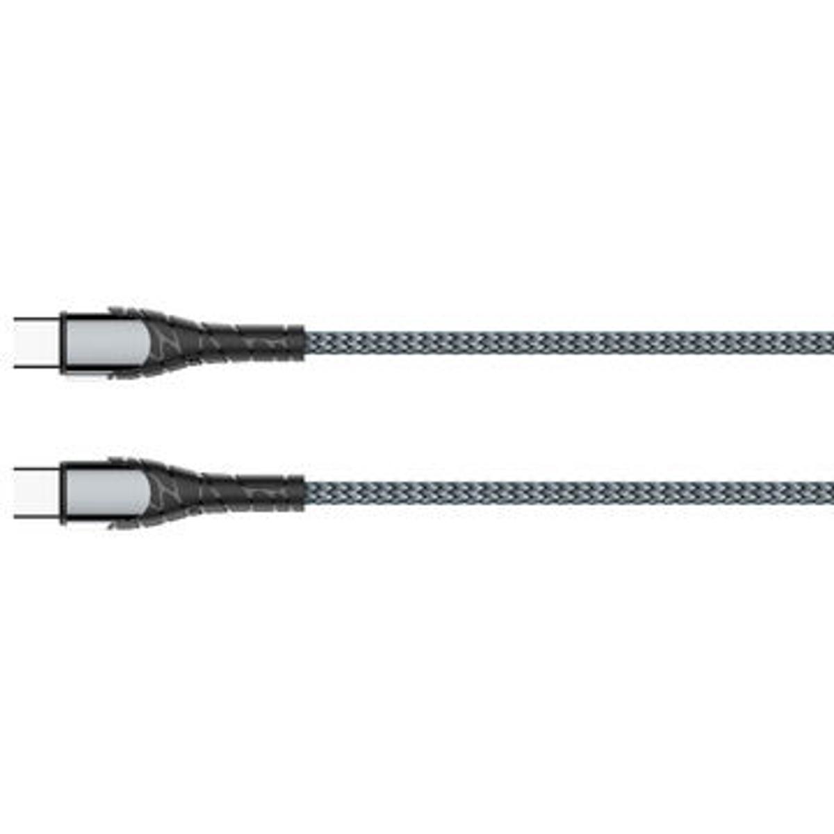Picture of LDNIO TYPE C TO TYPE C PD USB CABLE OUTPUT 65W LC101 LC102 1M GREY