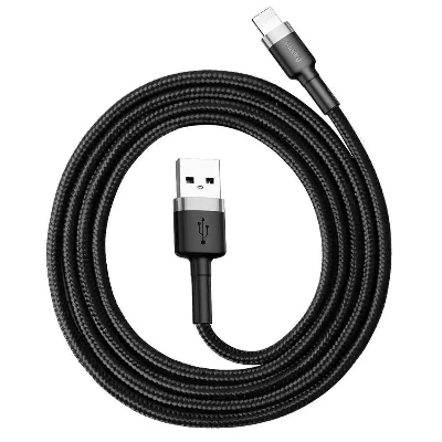 Picture of BASEUS CAFULE USB TO LIGHTNING CABLE 1.5A 2M - Cable Protector